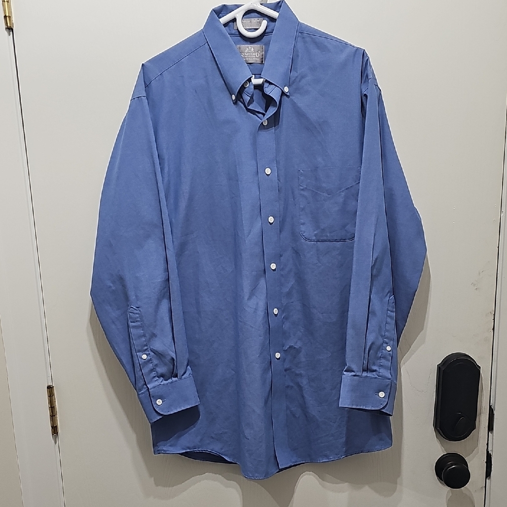 Stafford Classic Blue Dress Shirt​